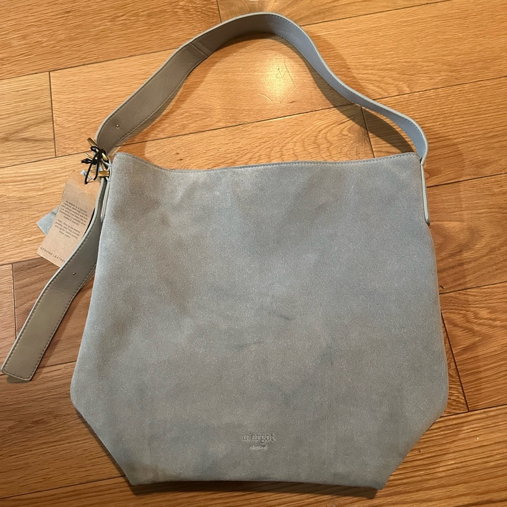Margot Suede Bucket Bag